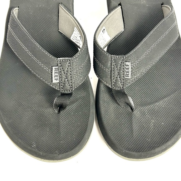 Reef Element TQT Flip Flops Sandal Black Bottle Opener Mens Size 14 Beach Casual - Picture 12 of 12